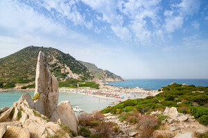 Punta Molentis, Sandstrand auf Sardinien