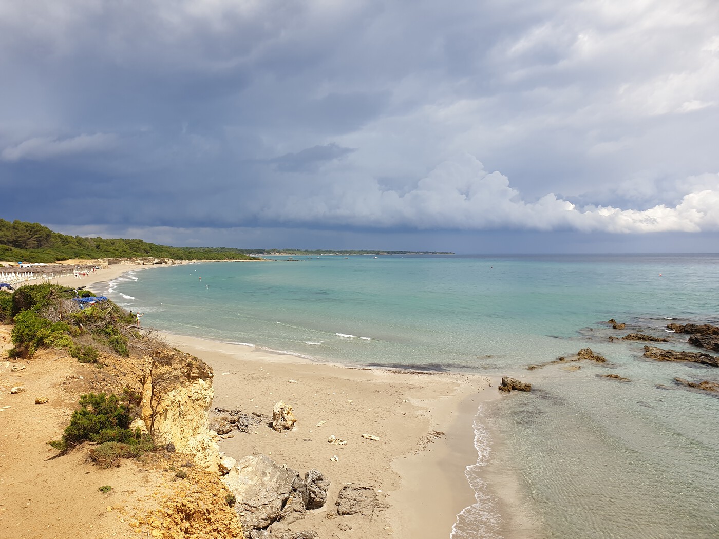 Baia dei Turchi, feiner Sandstrand in Apulien