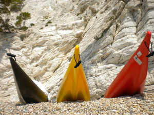 Baia dei Mergoli o delle Zagare, Kiesstrand in Apulien