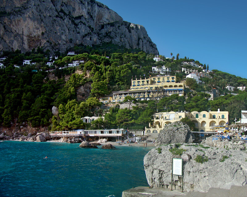 Kiesstrand Marina Piccola, Kampanien