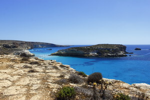 Kiesstrand Cala Pulcino, Sizilien