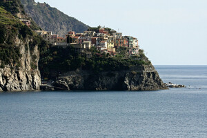 Kiesstrand Spiaggione di Corniglia, Ligurien