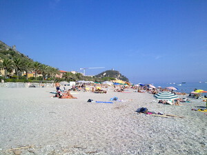 Spiaggia di Varigotti, Sandstrand in Ligurien