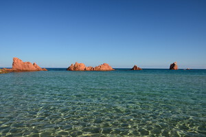 Sandstrand Baia Cea, Sardinien