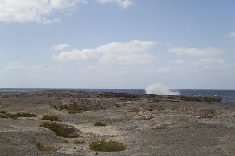 Kiesstrand Spiaggia della Punta, Sardinien