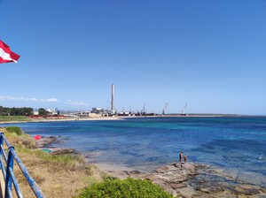 Sandstrand Spiaggia di Portovesme, Sardinien
