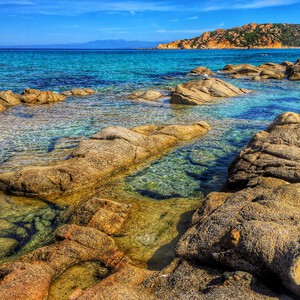 Sandstrand Lu Litarroni, Sardinien