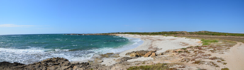 Sandstrand Is Arutas, Sardinien
