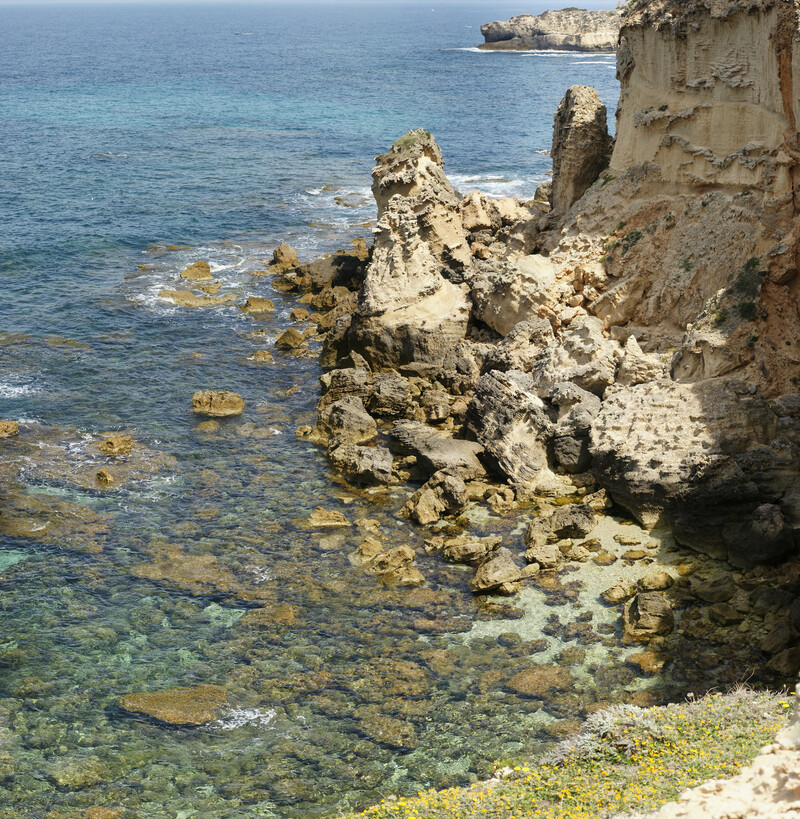 Sandstrand Cala Matta 'e sa Figu (Capo Mannu), Sardinien