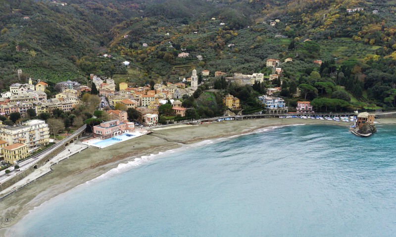 Sandstrand Spiaggia Levanto, Ligurien