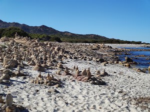 Biderosa, feiner Sandstrand auf Sardinien