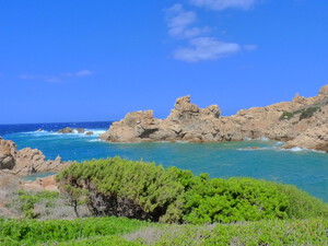 Kiesstrand Porto Leccio (Porto Sommacal), Sardinien