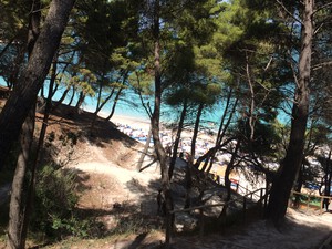 Spiaggia di San Michele, Kiesstrand in Marken