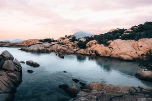 Sandstrand Spiaggia delle vacche, Sardinien