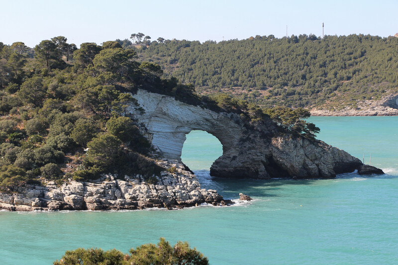Sandstrand Baia San Felice, Apulien