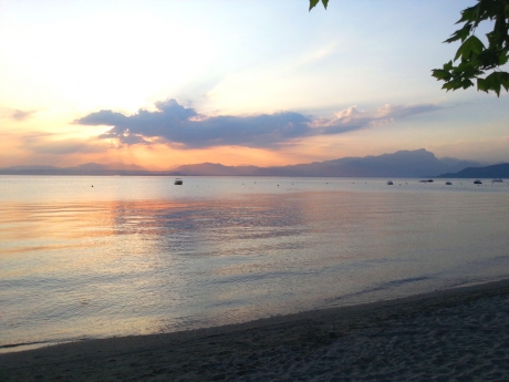 Sandstrand Spiaggia D’Oro, Gardasee
