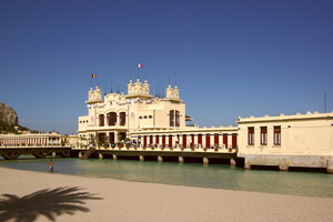 Mondello, Sandstrand auf Sizilien