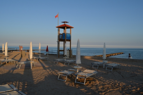 feiner Sandstrand Porto Santa Margarita, Caorle, Venetien