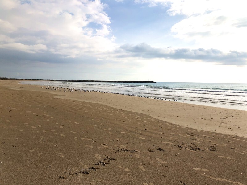 Sandstrand Spiaggia Donnalucata, Sizilien