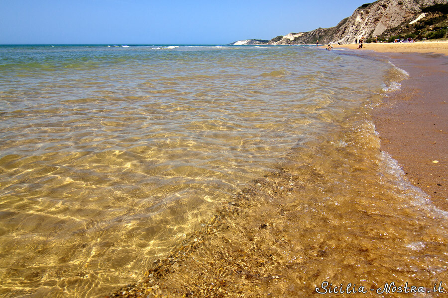 Spiaggia di Siculiana Marina, Sandstrand auf Sizilien