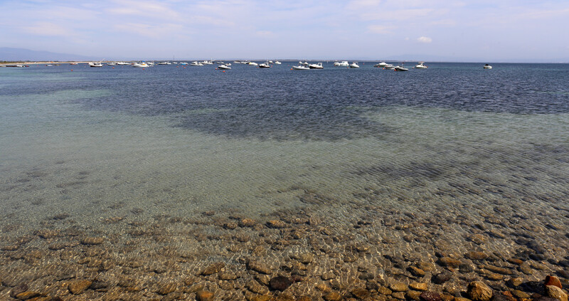 Kiesstrand Mare Morto, Sardinien