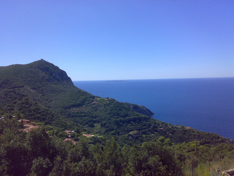 Kiesstrand Capo d'Uomo, Toskana