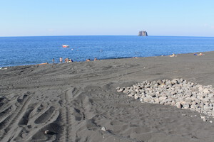 feiner Sandstrand Spiaggia Ficogrande, Kalabrien