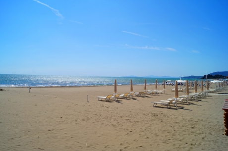 feiner Sandstrand Castiglione della Pescaia, Toskana