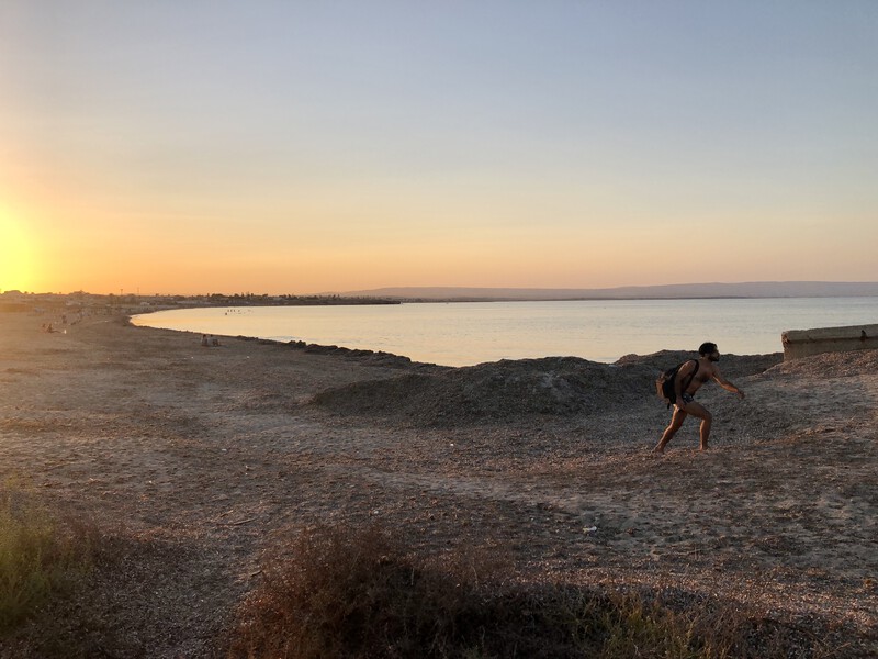 Sandstrand Spiaggia della Spinazza, Sizilien