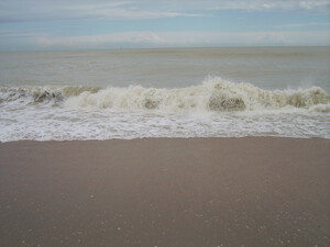Spiaggia Lungomare Sud, Kiesstrand in Marken