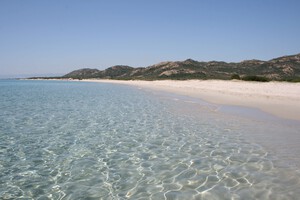 Sandstrand Spiaggia di Mandra e Pische Nu, Sardinien