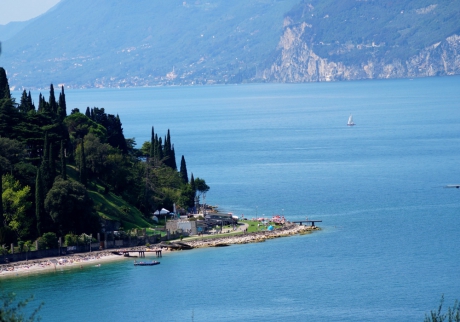 Steinstrand Malcesine, Gardasee