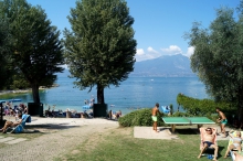 Baia Delle Sirene, Steinstrand am Gardasee<p></p>