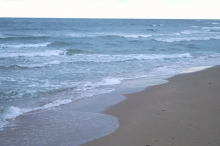 Pesaro, feiner Sandstrand in Marken