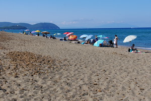 San Vincenzo, Sandstrand in der Toskana<p></p>