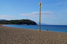 San Vincenzo, Sandstrand in der Toskana