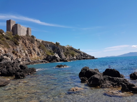 Steinstrand Talamone, Toskana